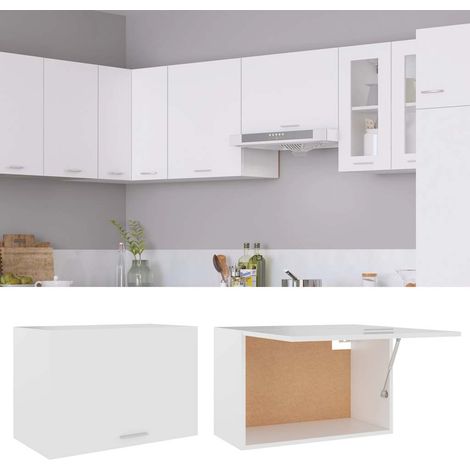 Maison Exclusive - Mobile Pensile “Lyon” Bianco 60x31x40 cm in Legno Multistrato