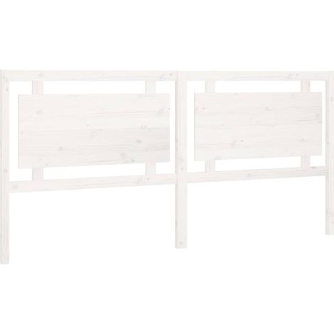 Maison Exclusive - Cabecero de cama madera maciza de pino blanco (1/5)