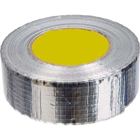 Verstärktes Aluminiumklebeband 100 mm x 20 m für Lüftungs- und Klimaanlagen (1/5)