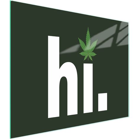 Planche à découper en verre 52x30 feuilles (1/5)