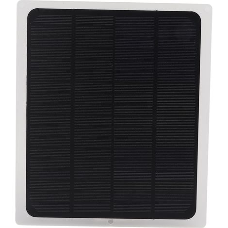 Panneau Solaire 12V 10W Portable pour Camping et Charge de Batterie de Voiture (1/5)