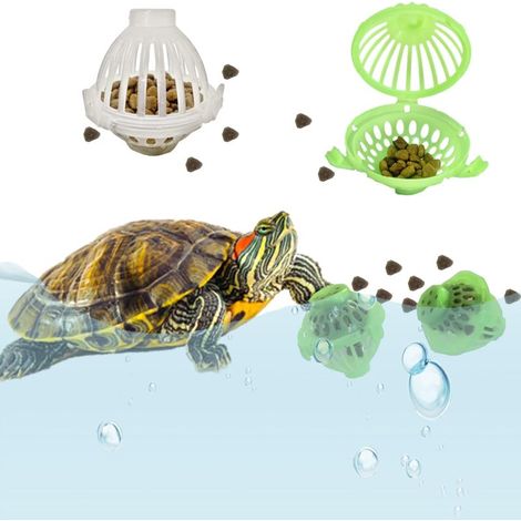 Irovami Lot de 10 jouets d'enrichissement pour tortues aquatiques - Jouets et balle nourricière pour tortues en aquarium (1/5)