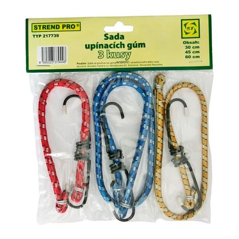 Gummispanner Strend Pro LB349, 8 mm, 1x 30-45-60 cm, mit Stahlhaken