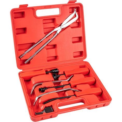 8-piece drum brake removal tool set - 45 steel, chromate coating - With storage case - Universal (1/5)