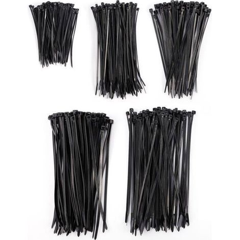 Attache-câble - TEMPSA - Nylon - Noir - 5 Tailles - 500 pièces (1/4)