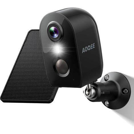 2K Caméra Surveillance WiFi Extérieure sans Fil Solaire - Camera Exterieur sans Fil, 2.4GHz, Détection PIR (1/5)