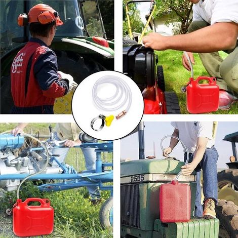 Manguera autocebante,Manguera vibratoria para gasolina,Manguera de transferencia de combustible,1,8 m,Para transferencia de líquidos (1/4)