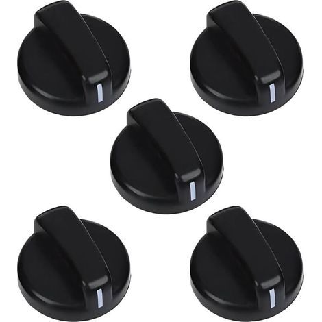 5 Pièces Bouton de Commande Universel, Bouton Cuisinière, Boutons de Cuisinière à Gaz, Bouton pour Réchaud à Gaz, Accessoires de Rechange pour Cuisinière à Gaz. (1/5)