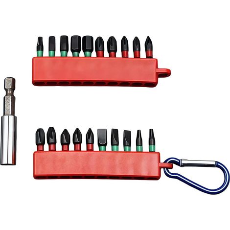 Embouts de tournevis avec porte-embouts mousqueton, pour atelier (1/5)