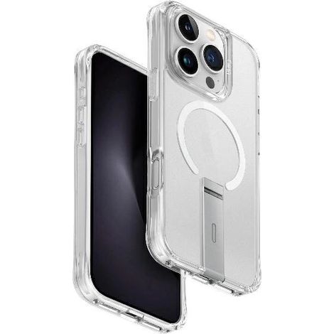 Custodia Uniq Eleva con supporto verticale per iPhone 16 Pro 6.3 trasparente/trasparente (1/5)
