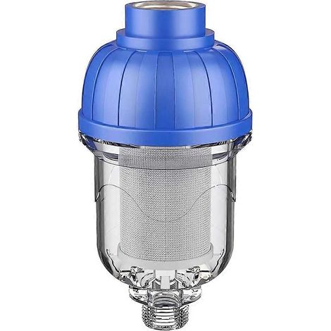 Filtre à eau à sédiments réutilisable de 1/2 pouce avec filtration de 40 μm, préfiltre pour lave-linge et chauffe-eau (1/5)
