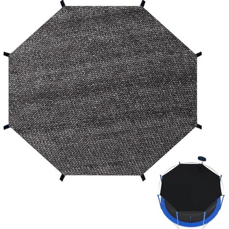 Pare-soleil pour trampoline, tente, diamètre 427 cm, trampoline, pare-soleil, voile d'ombrage, trampoline, toile, couverture, résistant aux UV, accessoires pour trampoline (1/5)