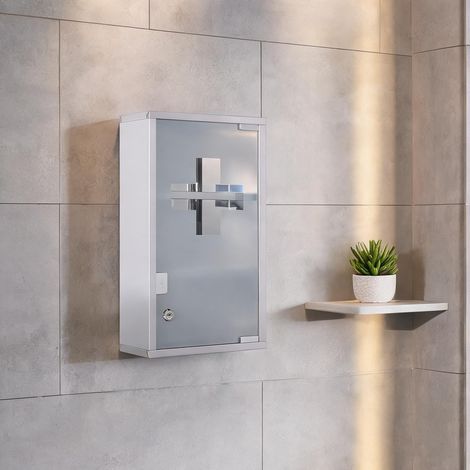 Meuble de salle de bain en edelstahl verre 25 x 12 x 48 cm (1/5)