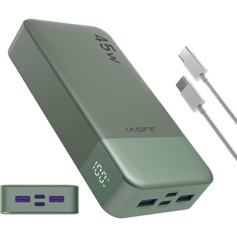 Batterie Externe 20000mAh 45W Chargeur Portable USB-C 2 USB-C 2 USB-A (1/5)