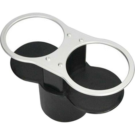 Porte-gobelets double pour siège auto, organisateur de boissons noir (1/5)