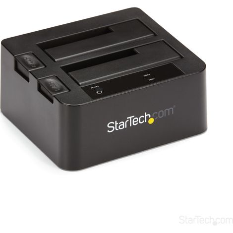 StarTech.com SDOCK2U313 docking station per unità di archiviazione USB 3.2 Gen 2 (3.1 Gen 2) Type micro-B Nero (1/4)