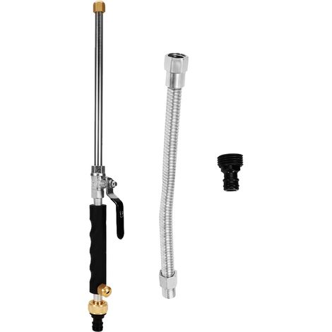 Lance à haute pression puissante pour lavage auto, jardin, maison - Buse de pulvérisation, outil de nettoyage extérieur (1/5)