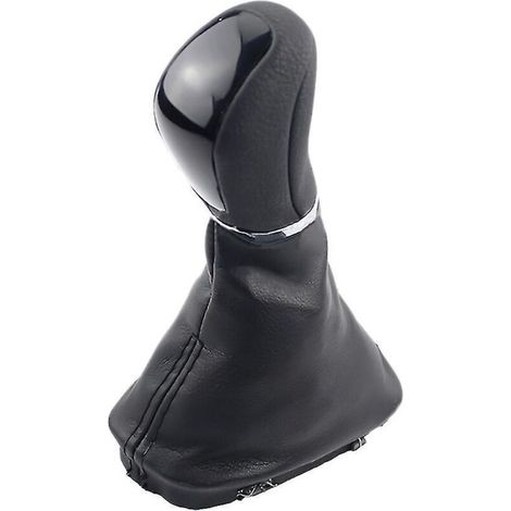 Pommeau de levier de vitesses automatique noir avec soufflet pour W203 W204 Accessoires automobiles-- (1/5)
