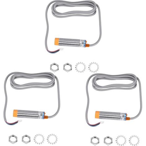 3X LJ18A3-8-Z/BX 8mm Approche Capteur de Proximite Inductifs NPN NO Interrupteur DC 6-36V (1/5)