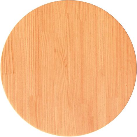 Tablero de mesa redondo madera maciza de pino marrón Ø40x2,5 cm vidaXL