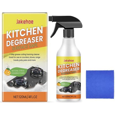Mousse dégraissante multi-usages pour la cuisine, nettoyante pour graisses tenaces et évier. (1/5)