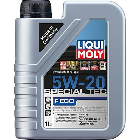 Huile moteur roulement LIQUI MOLY Special Tec F ECO 5W-20, bidon 1l