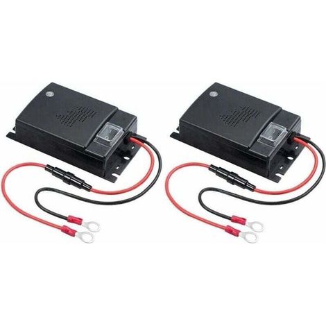 2x Dispositivo repellente a ultrasuoni, Dispositivo repellente a ultrasuoni automatico per animali/topi/ratti, Controllo automatico dei parassiti, Protezione veicoli 12V contro i roditori, Protezione