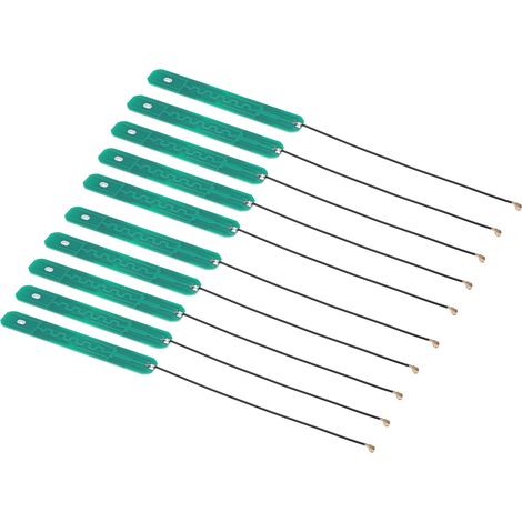 10er-Pack NZ2.4G/5.8G PCB001 Dualband-WLAN-Antennen für den internen Gebrauch, hohe Verstärkung für WLAN-Router, 2,4-GHz- und 5-GHz-Netzwerkzubehör (1/5)