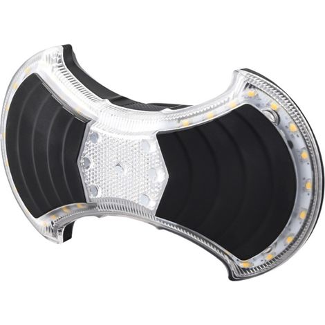 Phare Arrière Vélo Intelligent avec Clignotants, Rechargeable et Télécommande Sans Fil pour Sécurité Cycliste