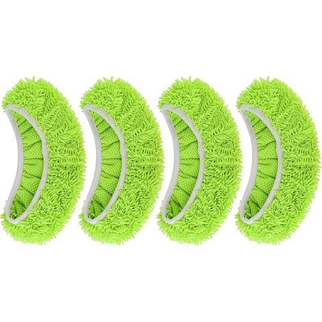 Manche de rechange pour balai à franges en cèdre, tête de rechange XL, 4 pièces, accessoires pour balai à franges en microfibre, housse de rechange pour balai à franges plat (1/5)
