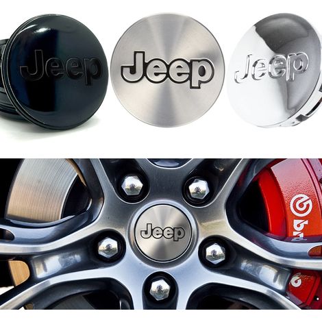 Jeep Radnabenabdeckungen / Radkappen mit Autoemblem - 4er-Set (60) (1/5)
