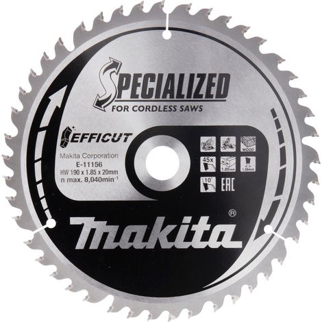 Lame de scie Makita E-11156 TCT 190x20x1 85 mm