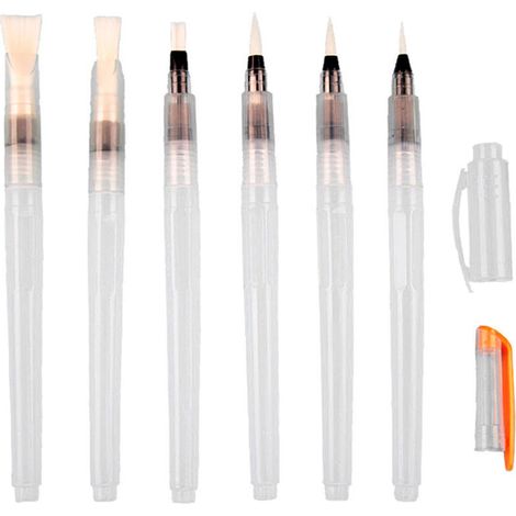 UlisemPeinture Pinceau Aquarelle Eau Pinceaux Pinceau Aquarelle Aquarelle Stylo Aquarelle Peinture Stylo Waterbrush Detail Peinture Set Brosses