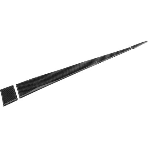 Ensemble de 3 pièces de couvercle de boîte de rangement copilote, garniture de panneau de tableau de bord en fibre de carbone, compatible avec Mitsubishi Lancer 08-16LHD (1/5)