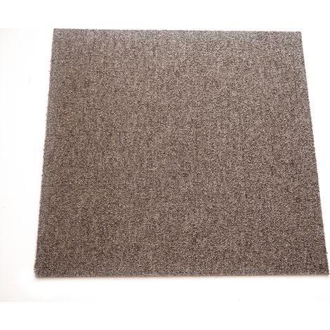 Moqueta modular para uso comercial y tráfico intenso. Color Beige. Losetas de 50 x 50 cm. Cajas de 5 m2