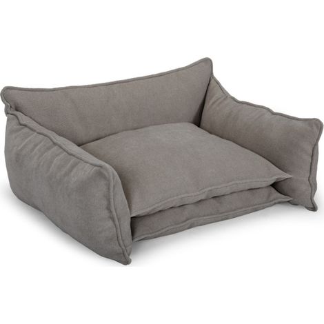BOBOCHIC - Panier PLUTO tissu texturé XL (100 cm) Taupe (1/4)