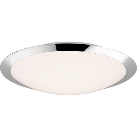 Umberto Led Rond Plafonnier Salle De Bains 18w IP44 Chrome Trio Lighting (1/3)
