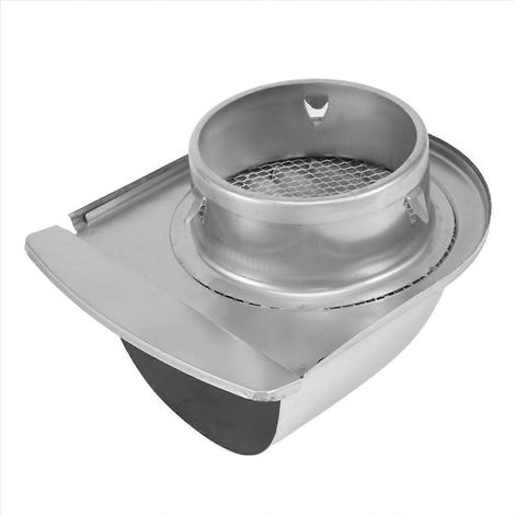 4Inch 100mm acier inoxydable vent hood pour mur air outlet cover D (1/5)