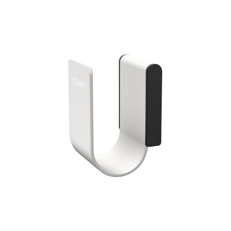 E-AUTOS.DE U-HOOK SUPPORT DE CÂBLE EN ACIER INOXYDABLE AVEC VIS DE FIXATION INCLUSES BLANC EASEE 90102