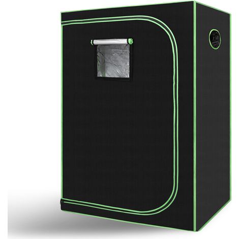 Jopassy Growbox Serra Tenda per la coltivazione di piante da interno Tenda per la coltivazione Armadio per la coltivazione Camera oscura Propagatore Armadio per la coltivazione, 120x60x180 cm