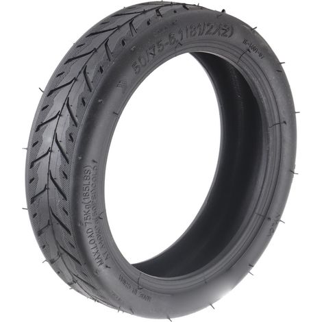 Pneus pour trottinette électrique 50/75‑6.1 Rainures en caoutchouc Excellente adhérence Absorption des chocs Pièces détachées pour trottinette électrique (1/5)