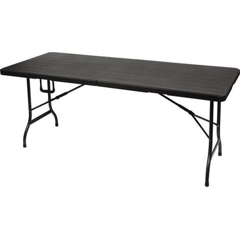 Perel FP180W mesa para exterior Negro Forma rectangular
