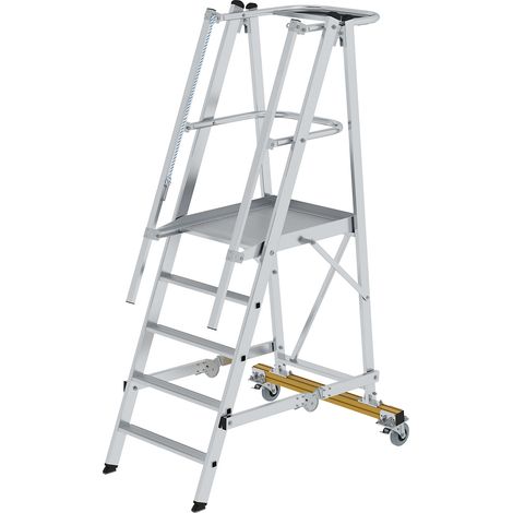 MUNK, Plate-forme mobile en aluminium, avec garde-corps sur 3 (1/4)