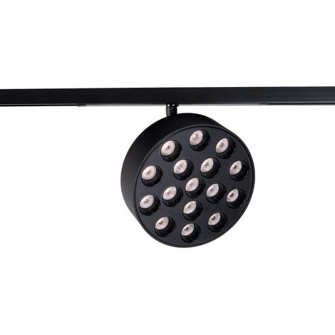 Faretto LED su binario 12W nero 3000K Maxlight MICRO11 (1/3)