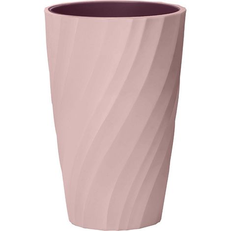 Tumbler - Rinsing Cup - Toothbrush Holder - 8 cm Diameter x 12.2 cm Height - PP TPR Material - For Bathroom Bedroom Office - 1 Piece (1/5)