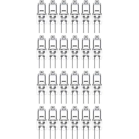Ampoules Halogènes G4 Blanc Chaud (10W 12V) - Lot de 20, Longue Durée de Vie (1/4)