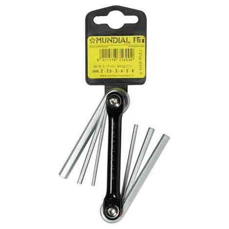 Set Chiavi Esagono Mundial 2,5 3 4 5 6 mm (1/2)