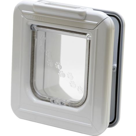Cat Mate Elite Microchip Cat Flap with Digital Timer & LCD Display (1/4)