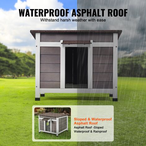 Maison pour Chat d'Extérieur - 600x530x465 mm Niche pour Chats en