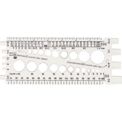 Écrou intégré ScrewFastner Mesure de Construction Précise et Robuste pour le Rapide, Idéal pour les Boîtes à Outils Portables (WHITE) (1/5)